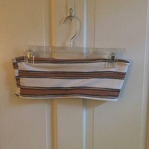 She in bandeau swim set